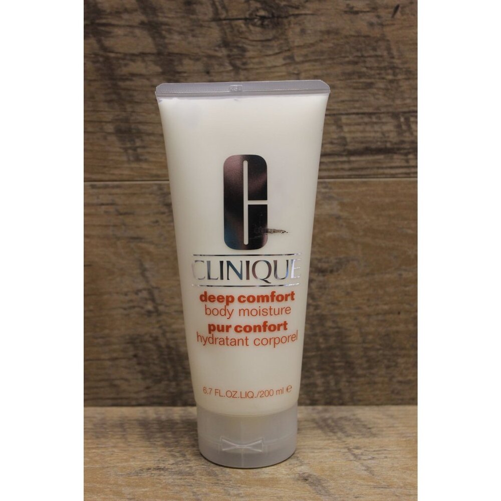 Clinique Deep Comfort butter rich fragrance free body moisture cream FLAW
